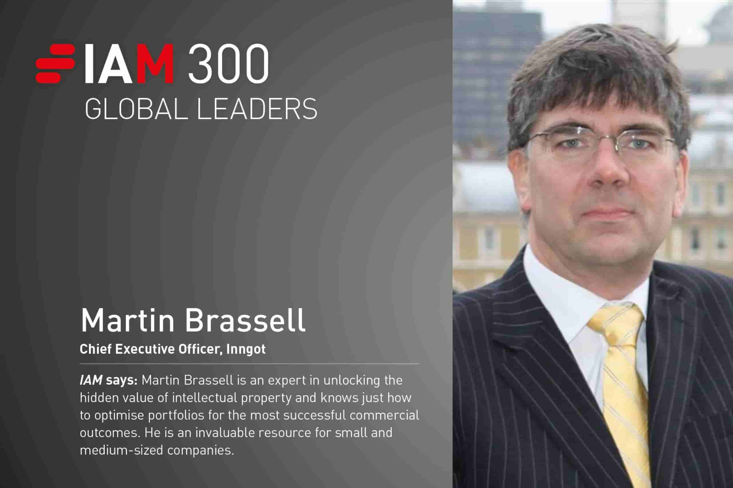 Blog post - Inngot CEO Martin Brassell in the IAM 300 Global Leaders 2023