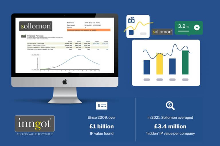 Blog post - Companies uncover over £1bn using Inngot’s Sollomon IP valuation tool