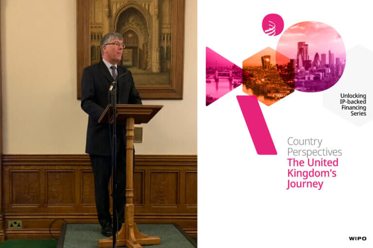 Parliamentary launch of ‘The UK’s Journey’ in WIPO’s Understanding IP Finance series with Martin Brassell Inngot